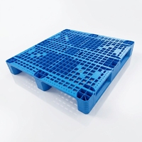 Palette en plastique 1300*1200 adaptée à l'utilisation en entrepôt industriel avec rayonnages à poutres pour la logistique