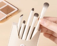 Ensemble de pinceaux pour les yeux en ABS ensemble de pinceaux de maquillage pour les yeux d'écureuil en cheveux naturels