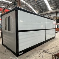 Maison conteneur pliable en acier à prix d'usine, économique et à montage rapide, pour chambre, appartement, bureau, hôtel