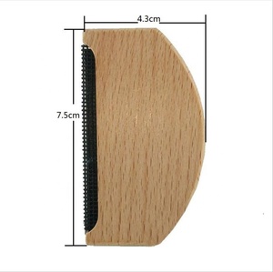 Gỗ sồi lược để làm sạch vải để loại bỏ <span class=keywords><strong>Lint</strong></span> từ áo len dệt kim vải máy cạo râu Cashmere Áo len Lược - Product Image 4