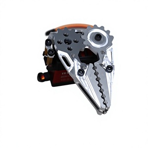Griffe robotique métallique, Effector d'extrémité de bras mécanique avec support 20B, Kit d'accessoires pour robot STEM DIY K30 - Product Image 1