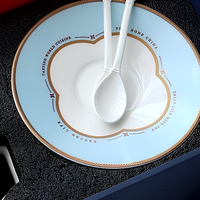 Ensemble cadeau de tasses à café et soucoupes en porcelaine fine personnalisées, service à thé double avec boîte cadeau, OEM ODM Porcelaine de Tangshan