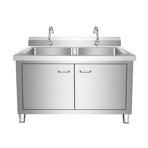 X-MING Trung Quốc Nhà cung cấp freestanding bồn rửa di động thương mại Tùy chỉnh nhà bếp Nhà hàng công cộng bền bồn rửa - Product Image 1