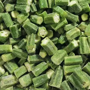 Atacado fresco frozen okra iqf okra preços