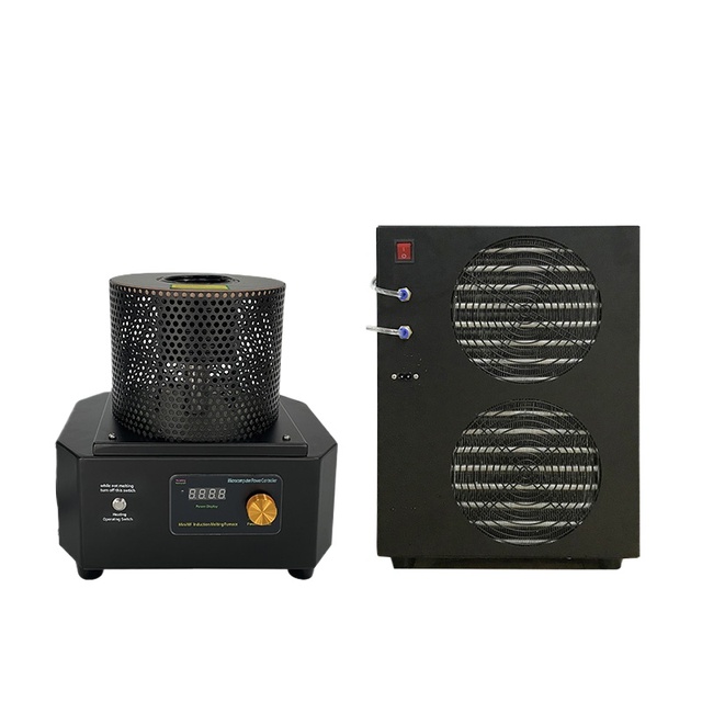 Gold Melting Furnace for 1KG Gold Capacity Melting Machine High Temperature Furnace with Water Chiller