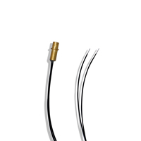 Sonde de température thermistance NTC 10K RPD-NTC00502 Précision 1°C Encapsulée en laiton Fil nu Sortie analogique 0-50