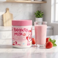 Poudre de Lait de Beauté au Glutathion pour Femmes en Gros, Goût Lait Crémeux, Mélange pour Soins Internes de la Peau, Fournit un Soutien Nutritionnel à Long Terme