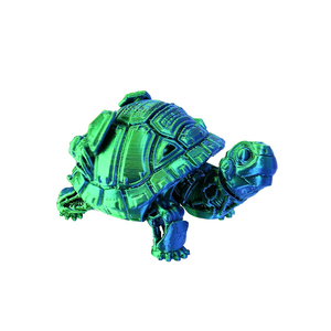 Tortuga Marina Impresa en 3D con Degradado de Color, Adorno Animal Impreso en 3D, Tortuga Mecánica, Regalo para Adultos, Coleccionables, Decoración para Escritorio y Hogar - Product Image 1