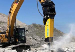 มอเตอร์แกนเบรกเกอร์ระบบไฮดรอลิกสำหรับงานขุดและวิศวกรรมเครื่องกล SQ150สภาพใหม่ - Product Image 5