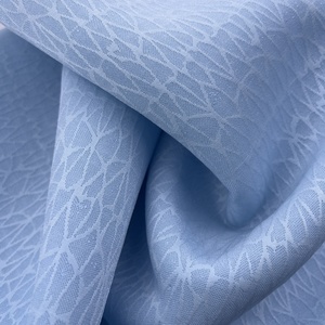 Tela <span class=keywords><strong>Denim</strong></span> Elástica Jacquard al por Mayor, 92% Poliéster, 8% Elastano, Peso Medio, para Vestidos de Niña, Ropa Deportiva, Trajes de Baño y Forro de Prendas - Product Image 3