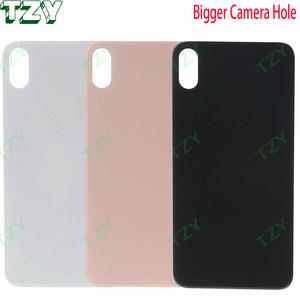 10 coques arrière en verre pour <span class=keywords><strong>iphone</strong></span>, pour modèles <span class=keywords><strong>X</strong></span>, XS, XR, XS MAX, 8G, 8PLUS, 11, boîtier de porte arrière, installation facile - Product Image 3