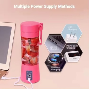 HYRI Nuovo Frullatore Elettrico Portatile Ricaricabile Mini USB con 6 Lame per Frullati e Frutta Senza Fili per Casa - Product Image 5
