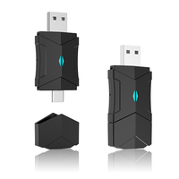 Adaptador Inalámbrico CarPlay Android Auto JMYTECH CA-11 USB Tipo-C con Control por Voz, WiFi/Bluetooth Integrado para Conexión Inalámbrica