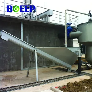 Low Maintenance Stainless Steel Sand Classifier Separator Washer Wastewater Treatment Plant