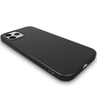 Accessoires mobiles, coque en silicone TPU souple ultra-fine, noire mate, pour iPhone 6 7 11 12 13 14 15 16 17 Pro/Plus/Pro Max