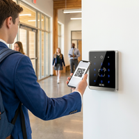 WCMI AC8633 Control de Acceso Inteligente sin Llave, Lector NFC de 13.56MHz, Módulo Escáner de Código QR, Reconocimiento de Tarjetas, Proveedor Rápido