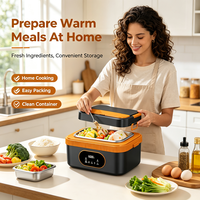 Contenitore Termico per Pranzo Personalizzato, Senza Fili, Autoriscaldante, Isolato Sottovuoto, Ermetico, per Lavoratori in Ufficio e Attività all'Aperto