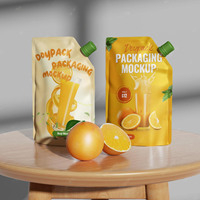 20ml 10ml transparante gepersonaliseerde aluminiumfolie verpakkingen navulbare vloeibare fruitsap plastic staande spuitzakjes voor dranken