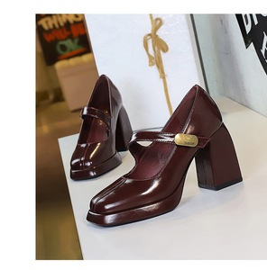Nouvelle Collection Printemps-Été 2025 – Escarpins de Luxe pour Femme, Imperméables, à Plateforme Métallique, Talon Épais, Confortables et Abordables - Product Image 6