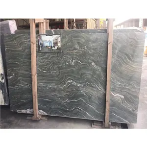 Boton đá tùy chỉnh phòng khách kowloon màu xám Onyx Đá Cẩm Thạch tấm đá cẩm thạch tự nhiên sàn gạch