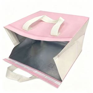 Sacs isothermes jetables personnalisés en non-tissé pour plats à emporter, café, gâteaux, boissons, pizzas, sandwichs, sacs de livraison - Product Image 1