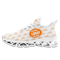 Chaussures de course en maille respirante pour hommes avec logo personnalisé OEM ODM, chaussures de sport décontractées antidérapantes et absorbant les chocs FN003XD