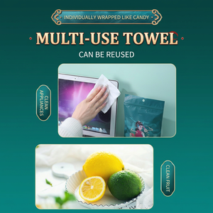 Serviettes nettoyantes pour le visage jetables en viscose non tissée de style chinois, compressées pour les voyages - Product Image 5