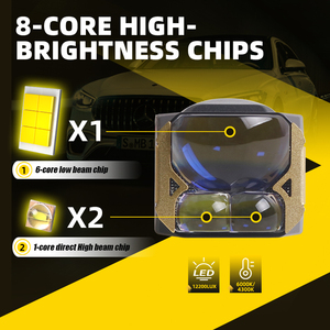 Precio al por Mayor, Módulo LED M3 de 1.6 Pulgadas, Lente de Proyector LED Súper Brillante, Lentes LED de Repuesto para Faros Delanteros de Automóviles - Product Image 4
