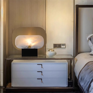 Modern Minimalist New Chinese-style Iron LED <strong>Table</strong> Lamp Luxury Bedroom Living Room Designer Creative - Product Image 2