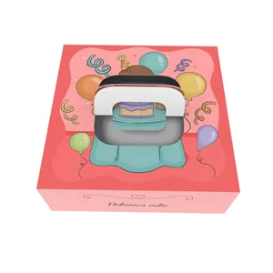 Decoration Wedding Party Favors Colored Candy Chocolate Gift Cake Cookie Macaron Packaging Box