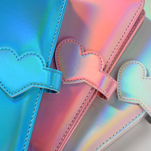 A7 Paillettes Cuir PU Photocard Classeur Album Kpop K-pop Instax Stockage Journal Organisateur Amour Style Papier Recueillir Livre - Product Image 3