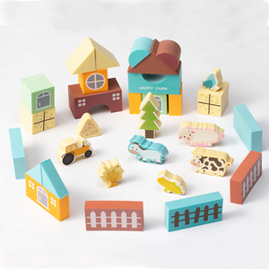 Bloques de Construcción de Espuma Suave EVA Happy FARM, Juguetes para Niños, Jardín de Infancia, Juguetes Educativos Pequeños para Armar en el Escritorio - Product Image 1