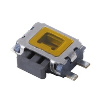 Interrupteur à bouton-poussoir DPDT momentané TS-1189E PB-22E60 5,8 mm * 5,8 mm, type SMT/SMD à angle droit avec 2 bornes, interrupteur tactile
