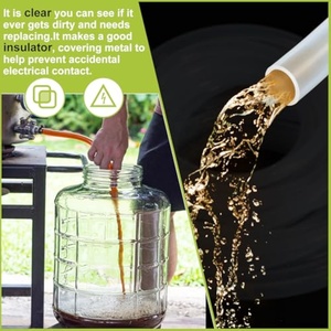 Cannucce riutilizzabili in fabbrica monouso in Silicone morbido elastico 6x12mm tubi per bevande calde sicure per alimenti tagliati su ordinazione - Product Image 5