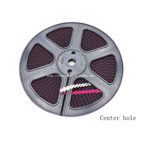 Chaîne ronde 3MM 4MM 5MM 6MM 7MM, ligne CD, paillettes PET/bande de paillettes PET pour vêtements