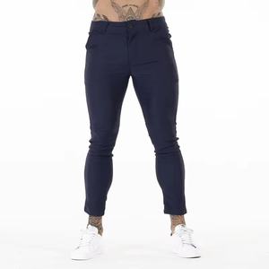 กางเกงผู้ชายทรงสกินนี่ลำลองแฟชั่นสีพื้น กางเกงชิโน่ผู้ชาย รับผลิตตามแบบ (OEM) พร้อมสกรีนโลโก้จากโรงงาน - Product Image 3