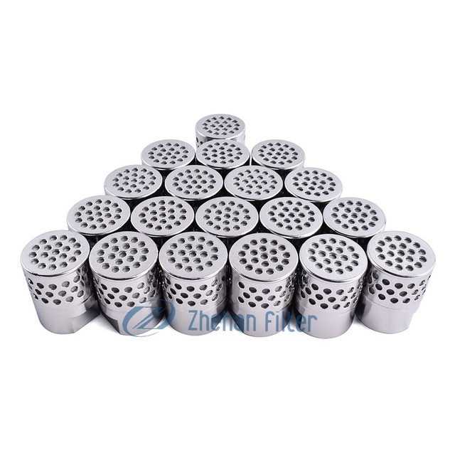 316l Stainless Steel Cylindrical Perforated Pipe Metal Mesh Sieve Filter Round Hole Tube Cartridge for Beer Fermenter
