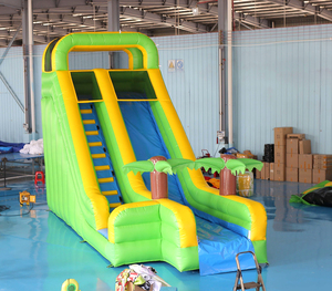 Lớn Inflatable Pool Slide, Jungle Theme Giant Inflatable Pool Slide - Product Image 4