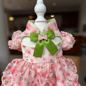 Robe de princesse légère pour <span class=keywords><strong>chien</strong></span> <span class=keywords><strong>Papillon</strong></span>, jupe tutu florale pour animaux de compagnie, pour chats et petits chiens, robe respirante pour <span class=keywords><strong>chiot</strong></span>, pour l'été, à porter au quotidien - Product Image 5