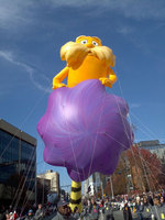 Publicité extérieure 2-20m ballons gonflables Lorax ballon publicitaire gonflable grande publicité Macy's Parade ballons