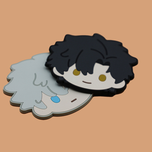 Fabricación de Posavasos Personalizados de Alta Calidad con Diseño de Anime y Dibujos Animados, Posavasos de PVC Hechos a Mano por Proveedor - Product Image 2