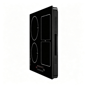 Meilleures ventes - Cuisinière <span class=keywords><strong>hybride</strong></span> 6800W à 4 brûleurs, plaque de cuisson à induction intégrée électrique pour hôtel, camping-car - Product Image 5