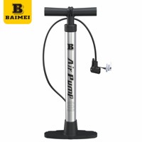 Pompe à vélo BAIMEI de haute qualité, pompe à air sur pied avec manomètre pour accessoire de vélo
