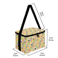 Faible quantité minimale de commande écologique étanche pique-nique Bagaloha saumon Sushi Palaka impression personnalisé Camping isolé petite glacière pour l'extérieur