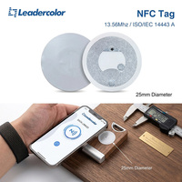 Etiquetas RFID de 13.56Mhz al por Mayor, Tamaño Personalizado, Imprimibles, Resistentes al Agua, Etiquetas NFC para Identificación de Productos
