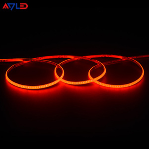 ADLED Red LED Strip Light DC 12V IP65 Silicone Flexible 50000H Lifespan for Residential Use 3mm thin COB strip light - Product Image 1