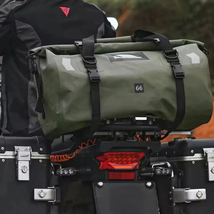 Bolsa Trasera Impermeable de Gran Capacidad para Motocicleta, con Cierre, para Viajes de Larga Distancia, Todoterreno, Viajes en Auto, Flotante - Product Image 4