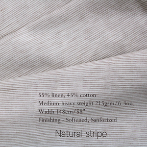 Vải lanh Pháp pha trộn thô, vải cotton hoa Pháp co giãn, vải lanh in tùy chỉnh, vải pha lanh cotton với dịch vụ tốt - Product Image 6