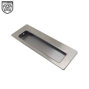 Tirador de Cajón Oculto AW Anwang, Acero Inoxidable 304, Empotrado, para Puerta Corredera, 115x42 - Product Image 4
