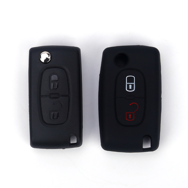 Hot Sale Silicone Car Key Protector Case Silicon Key Fob Cover for Peugeot